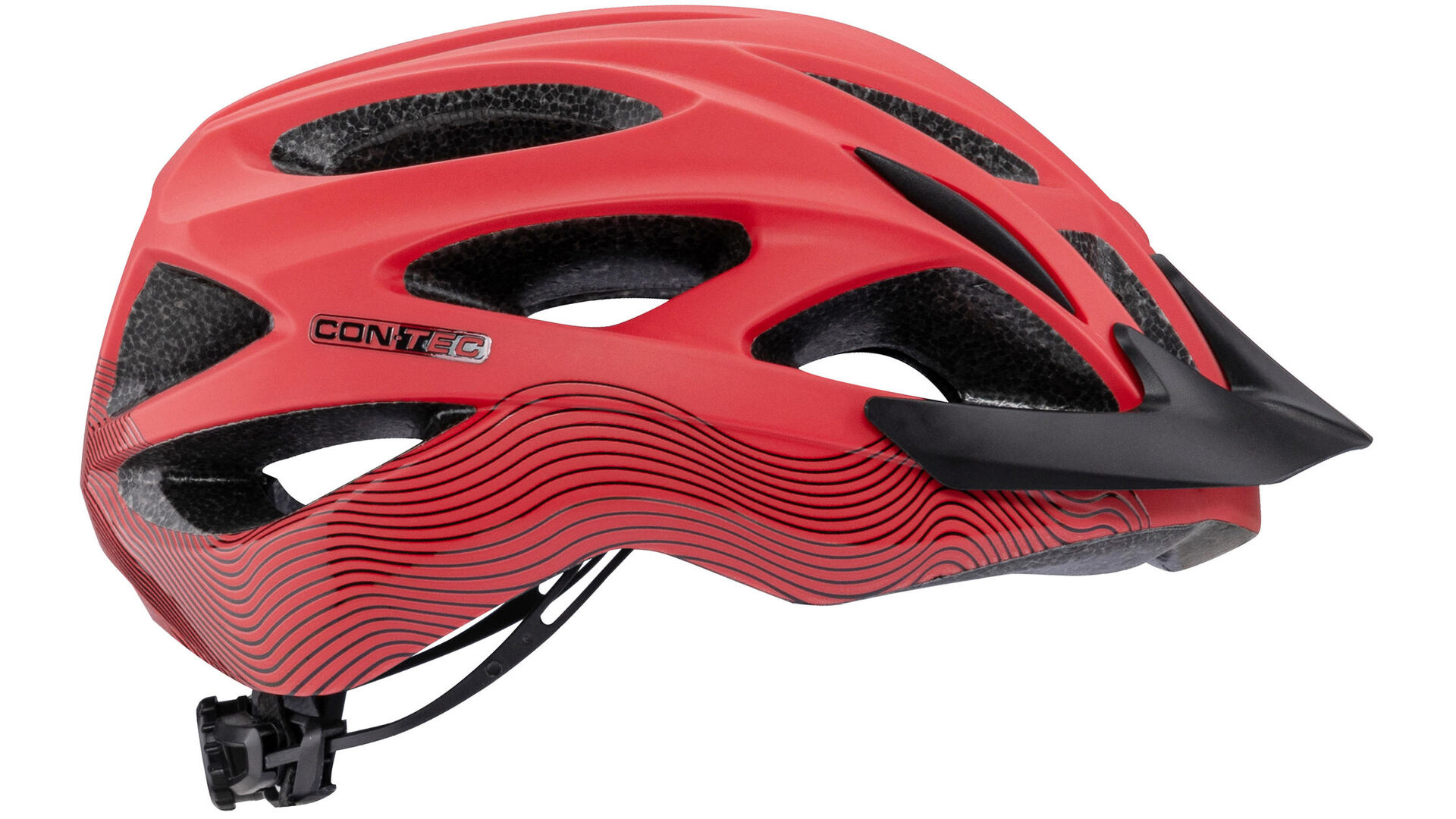 intense red / black velvet