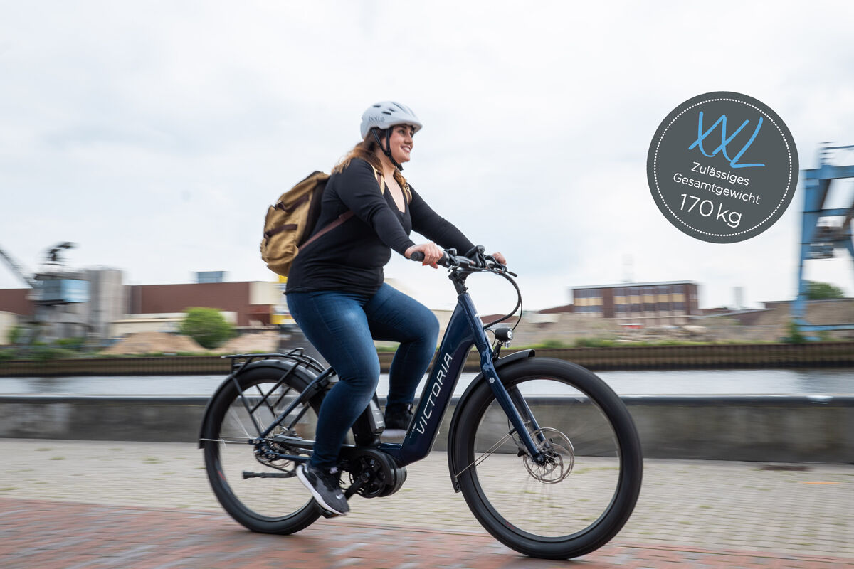 XXL Fahrrad (170 kg zul. Ges.Gewicht) für schwere Menschen.