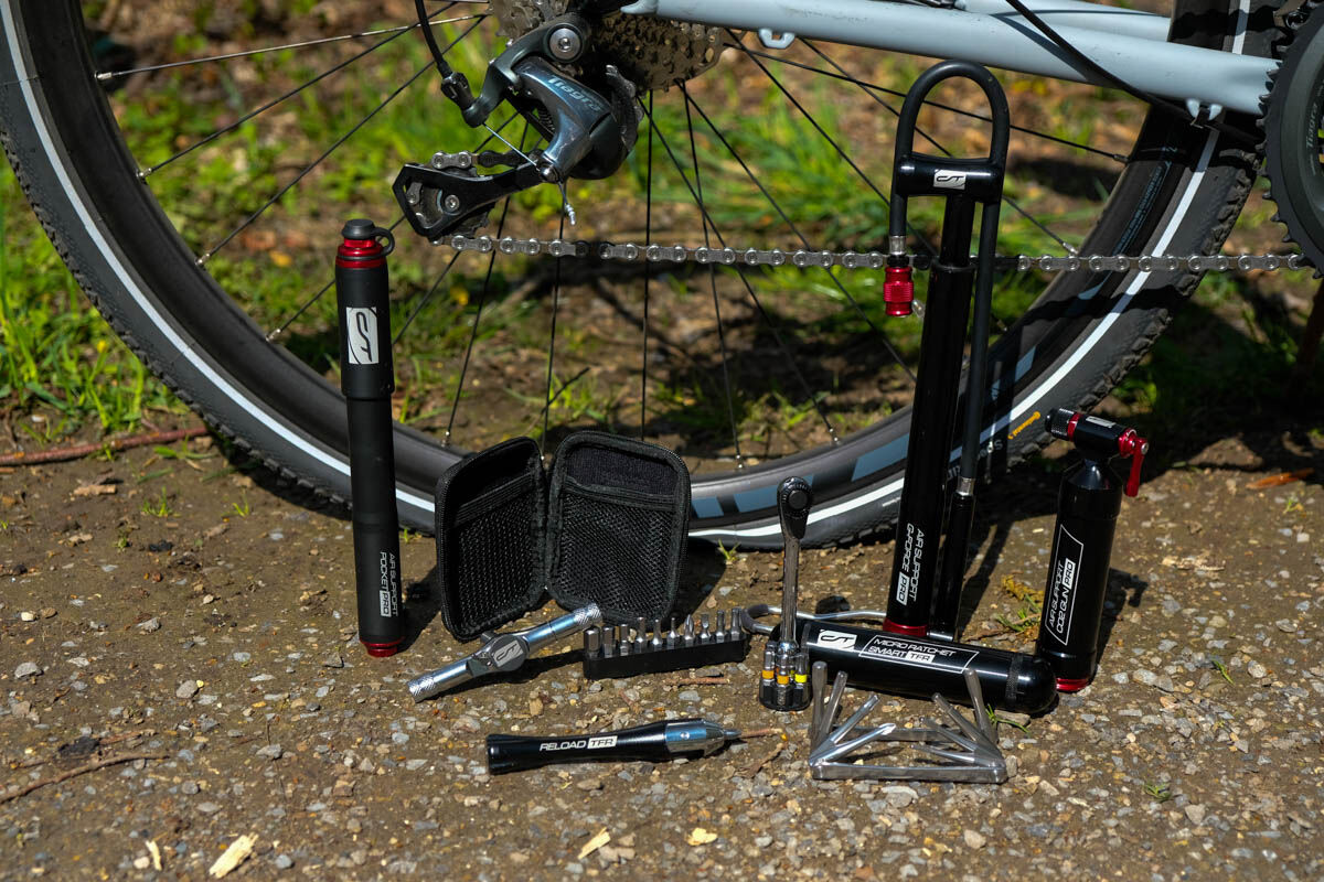 Fahrrad Flickzeug CONTEC Schlauch Reparatur Set Reifenheber MTB Velo Rad Cross 