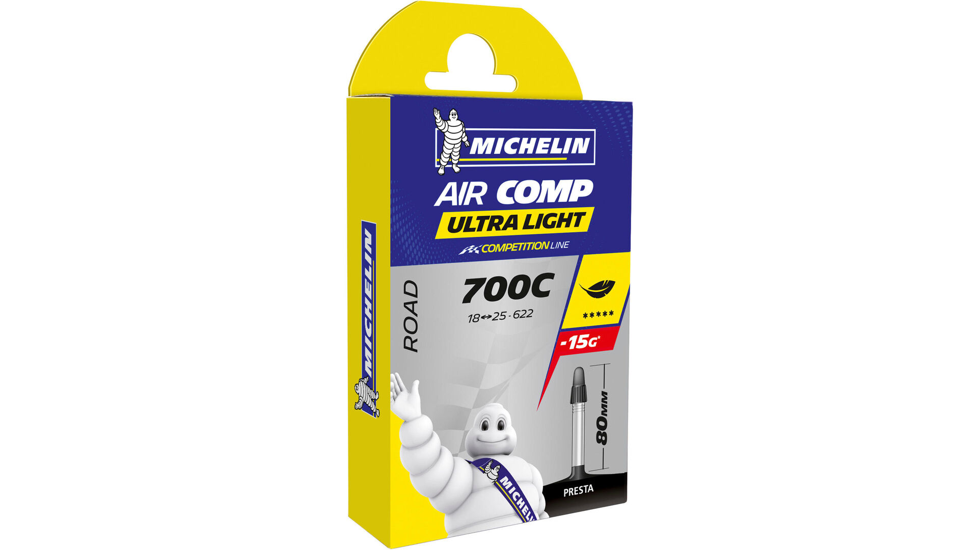 Michelin Schlauch A1 Aircomp Ultralight Competition Line , 28"