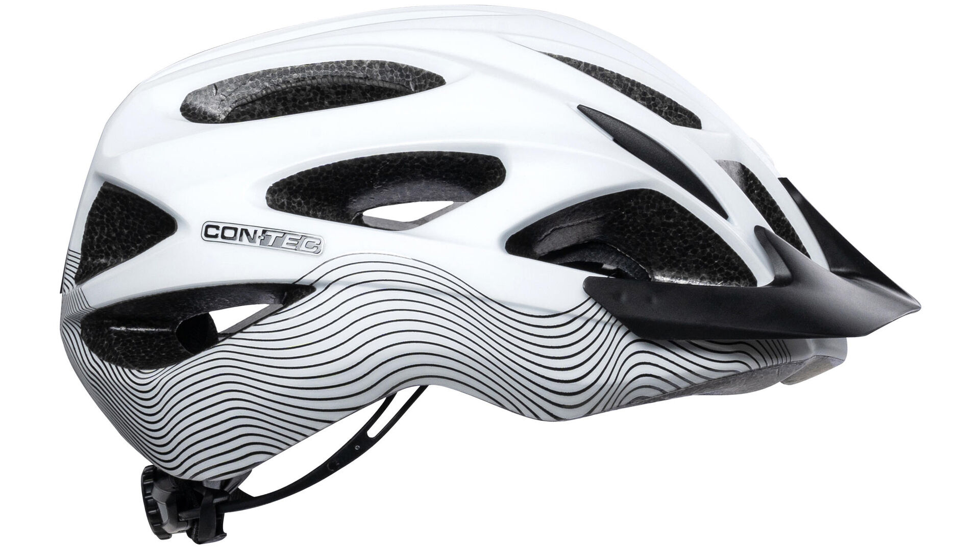 polar white / black velvet