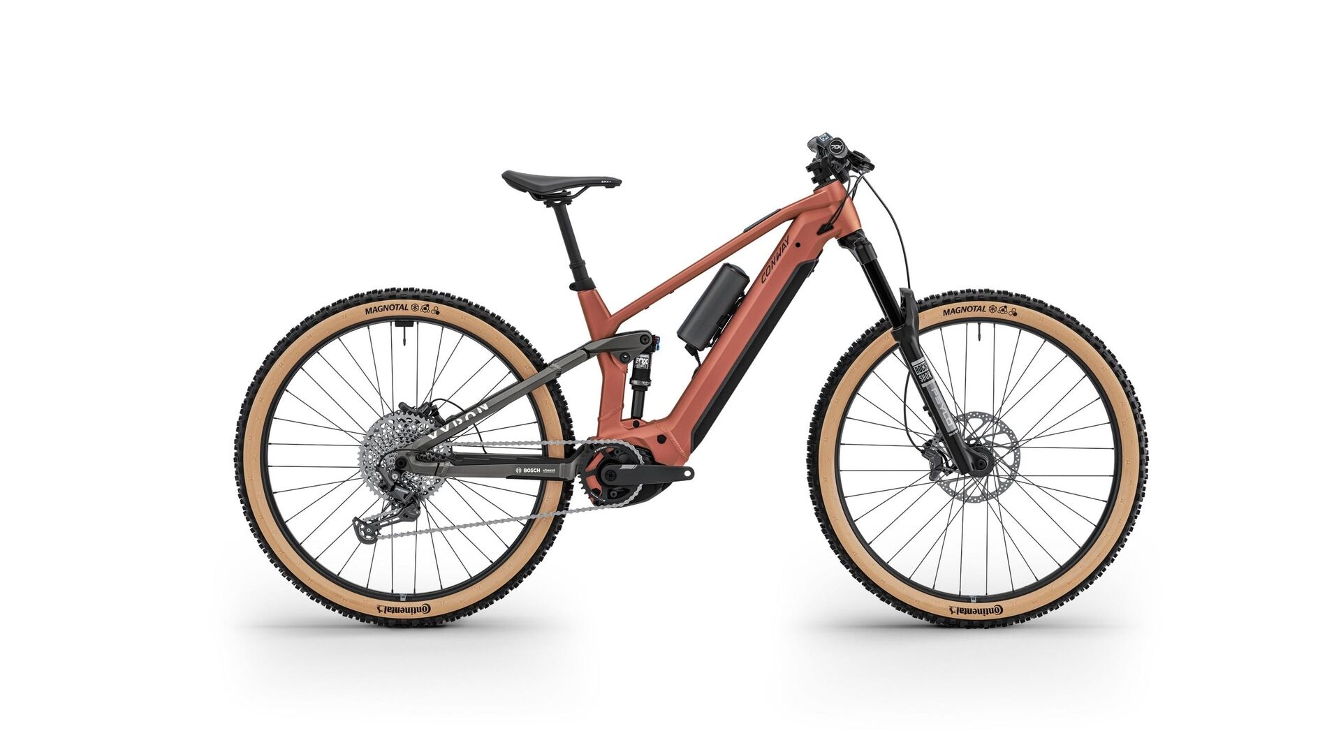 rust red matt / dark grey matt