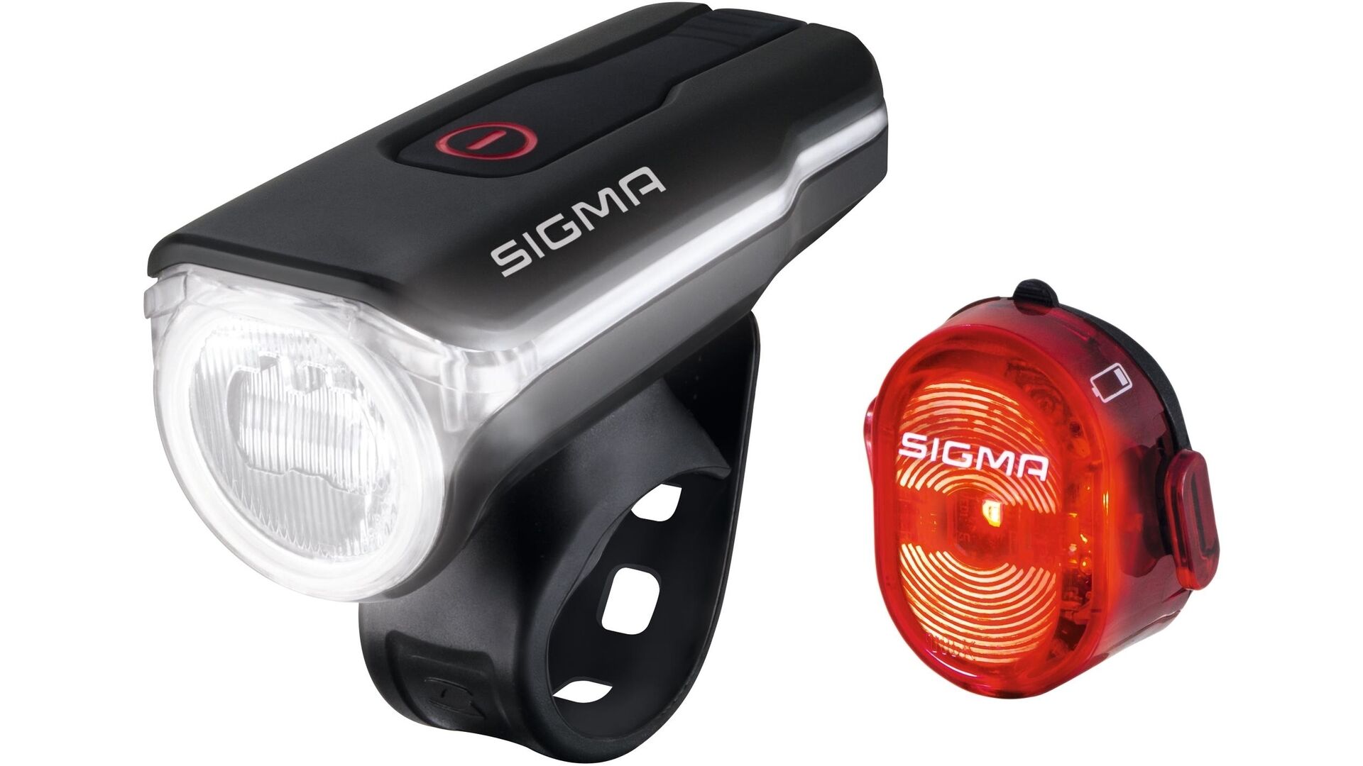 Sigma Sport Akku-LED-Leuchten-Set Aura 60 / Nugget II