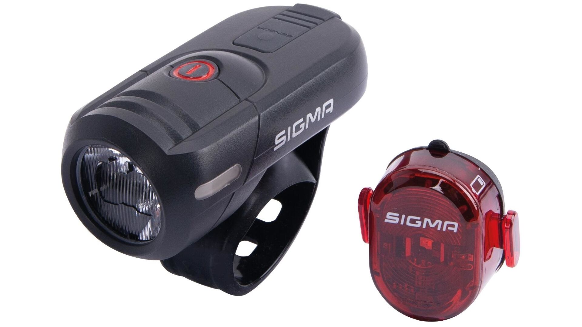 Sigma Sport Akku-LED-Leuchten-Set Aura 45 USB / Nugget II