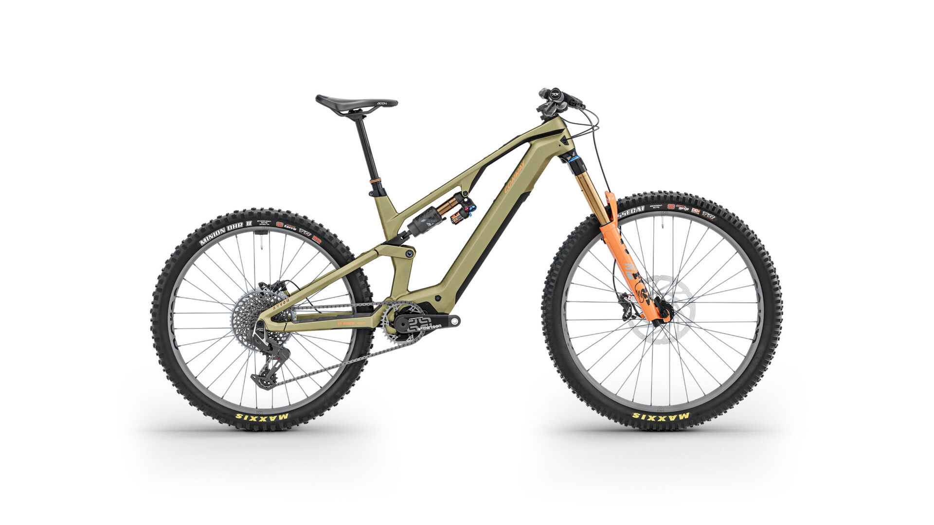 bronze metallic matt / orange