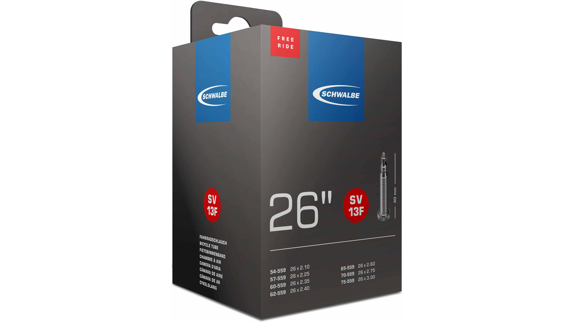 Schwalbe Schlauch Nr. 13 F , 26"