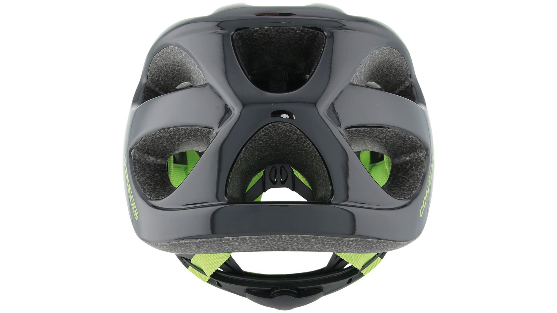 Contec MTB-Helm Rok.23 schwarz neon grün Größe M 55-58 cm 