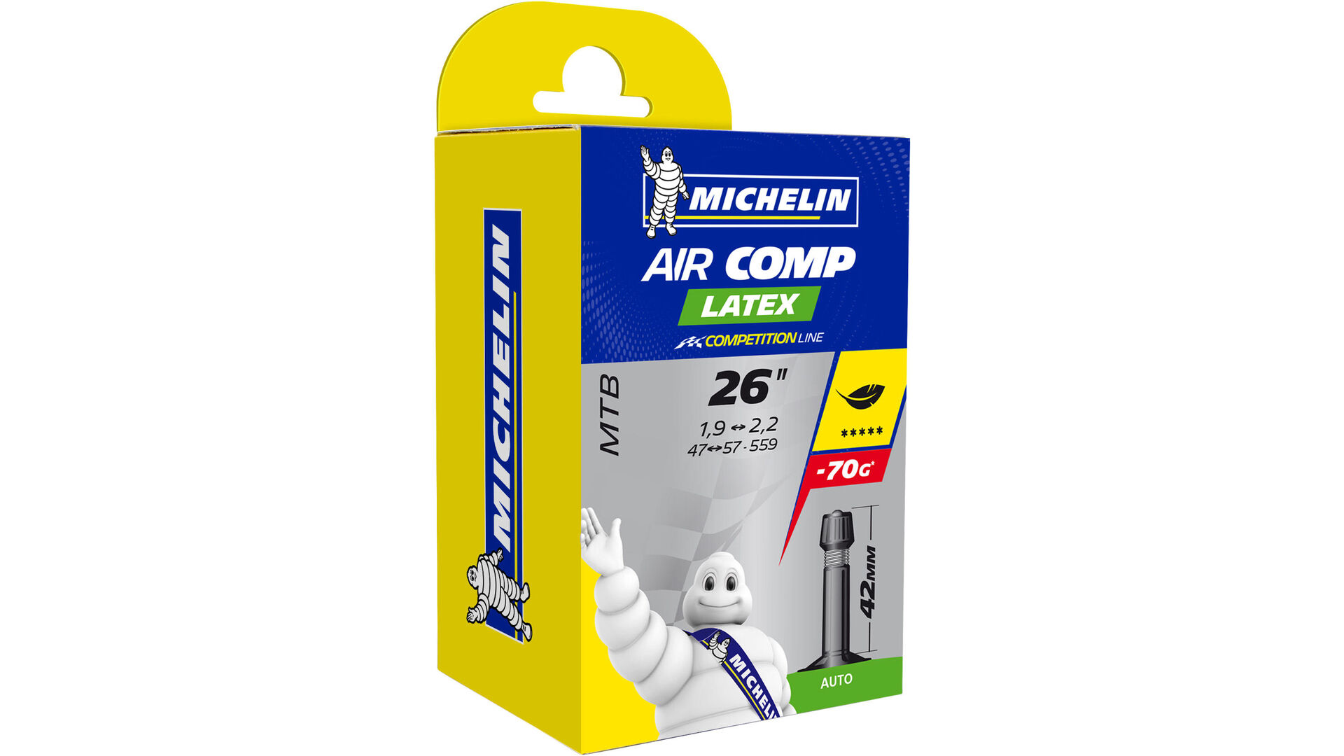 Michelin Schlauch C4 Aircomp Latex Competition Line , 26"