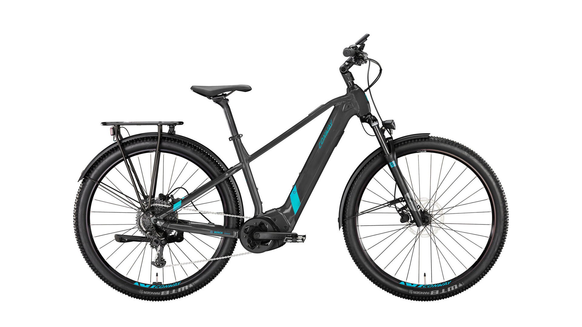 black metallic matt / turquoise metallic