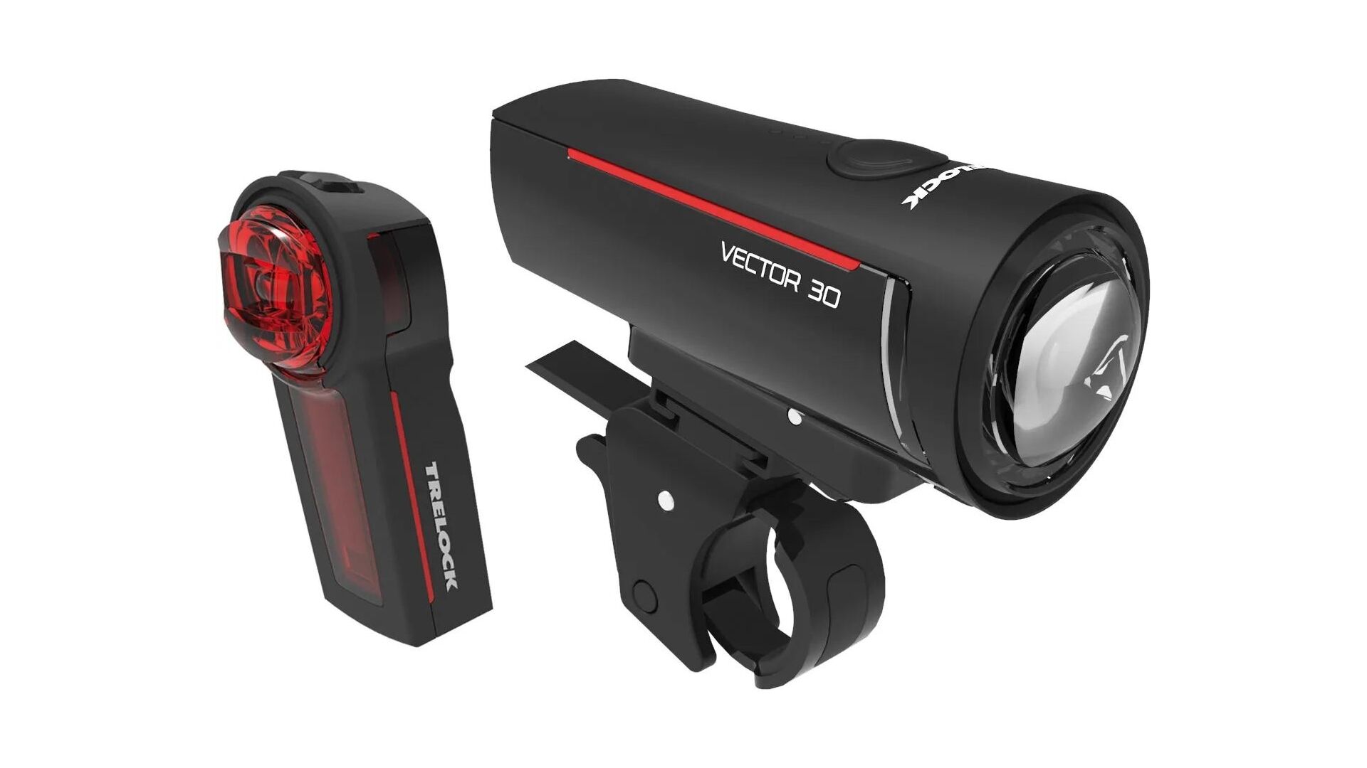 Trelock Leuchten-Set LS 300 / LS 740