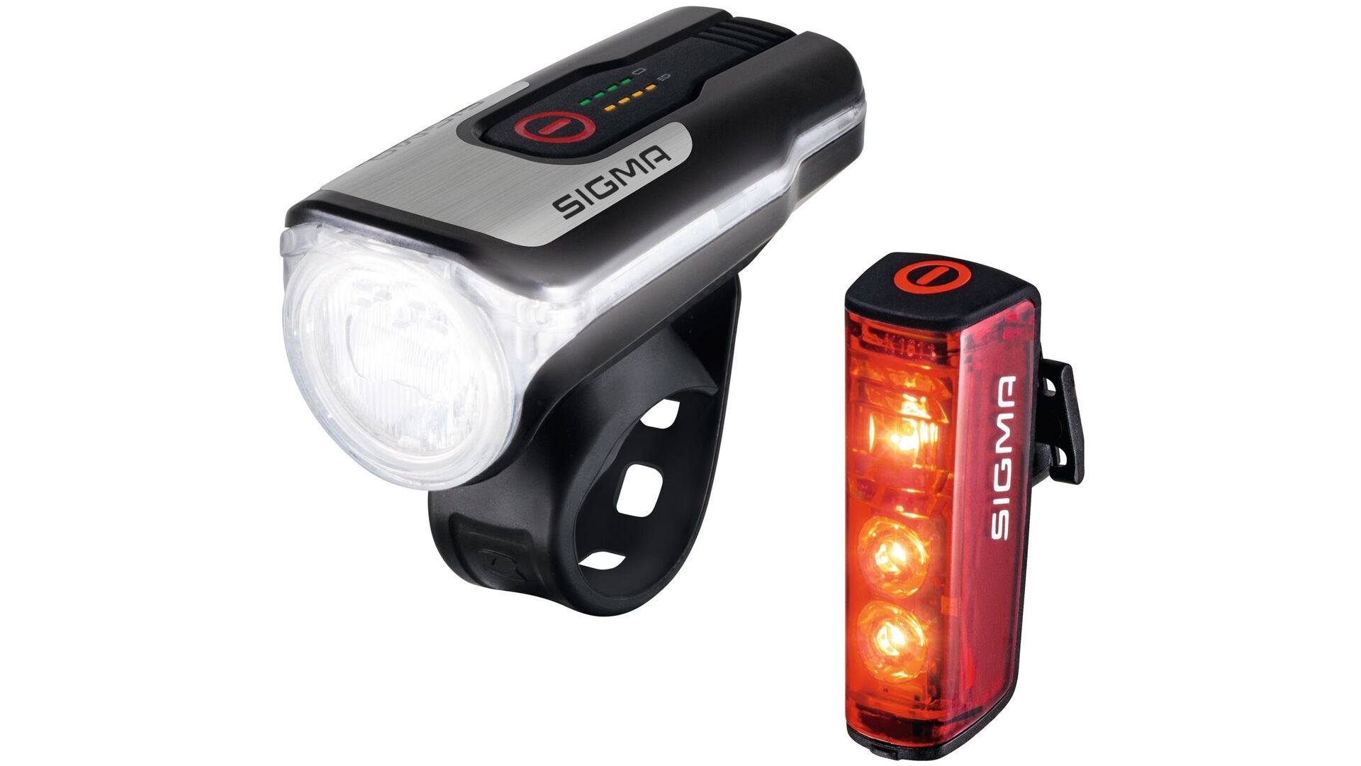 Sigma Sport Akku-LED-Leuchten-Set Aura 80 USB / Blaze