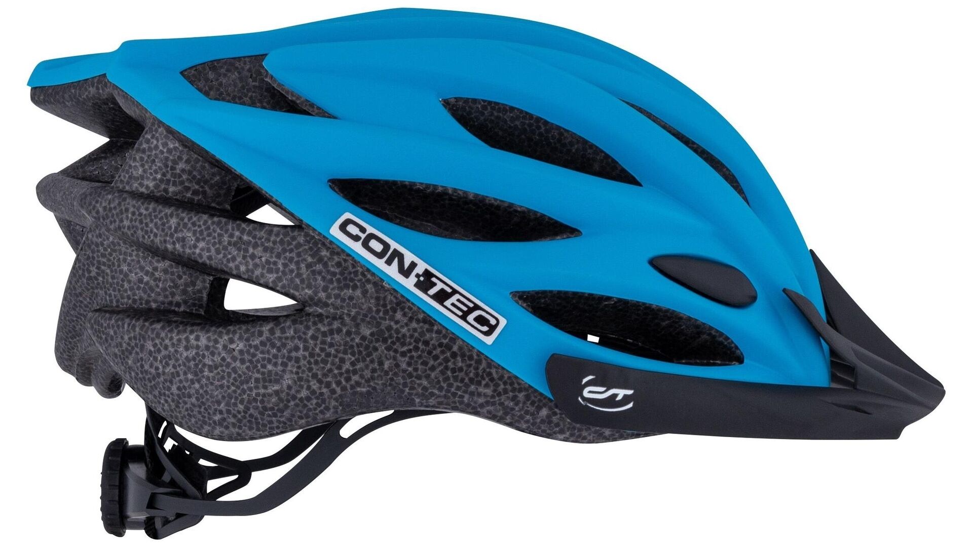 matt sky blue / black