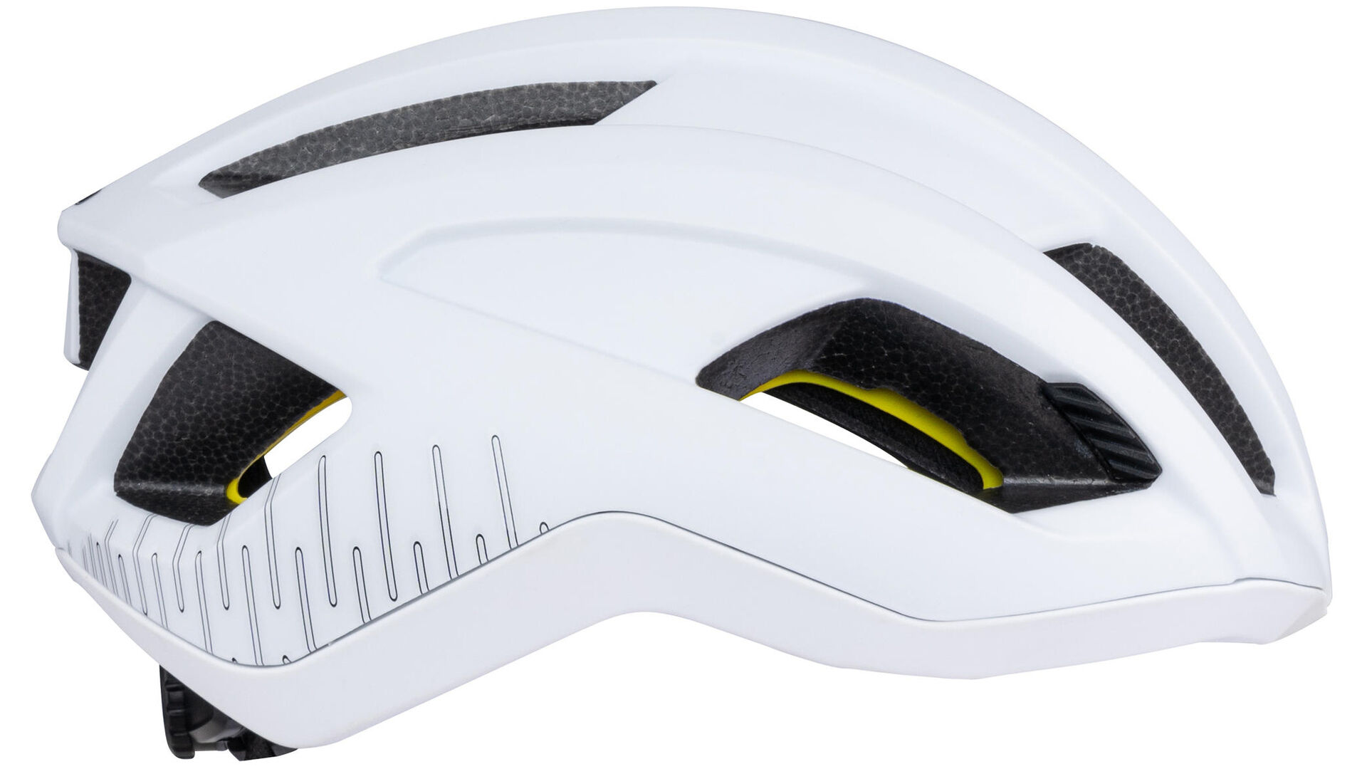 polar white / black velvet